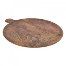 13.5'' Rustic Wood Melamine Platter 450x380x15mm
